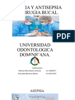 Asepsia y Antisepsia en Cirugia Bucal