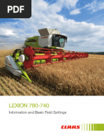 Lexion 780 740 Information - Basic Field Settings Data