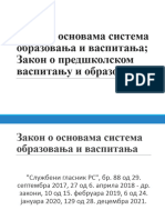 1. Законодавни Оквир у Предшколском Васпитању и Образовању