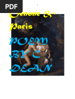 Oenone & Paris: After Tennyson-Elizabethan Sonnet Cycle Sequence Erotic Poetry