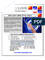 Side Light Fibre Optic