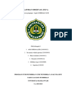 (kelompok ) LAPORAN OBSERVASI MK PLP 1