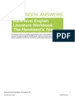 Workbook Answers: AS/A-level English Literature Workbook