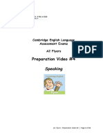 Flyers Prep Course - Class 4 - Speaking