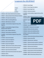 Complete Segments of IDOC Basic Type DELVRY06 - 07