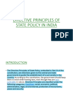 Directive Priciples of StatE Policy