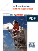 Survey and Examination of Ships Lifting Appliances