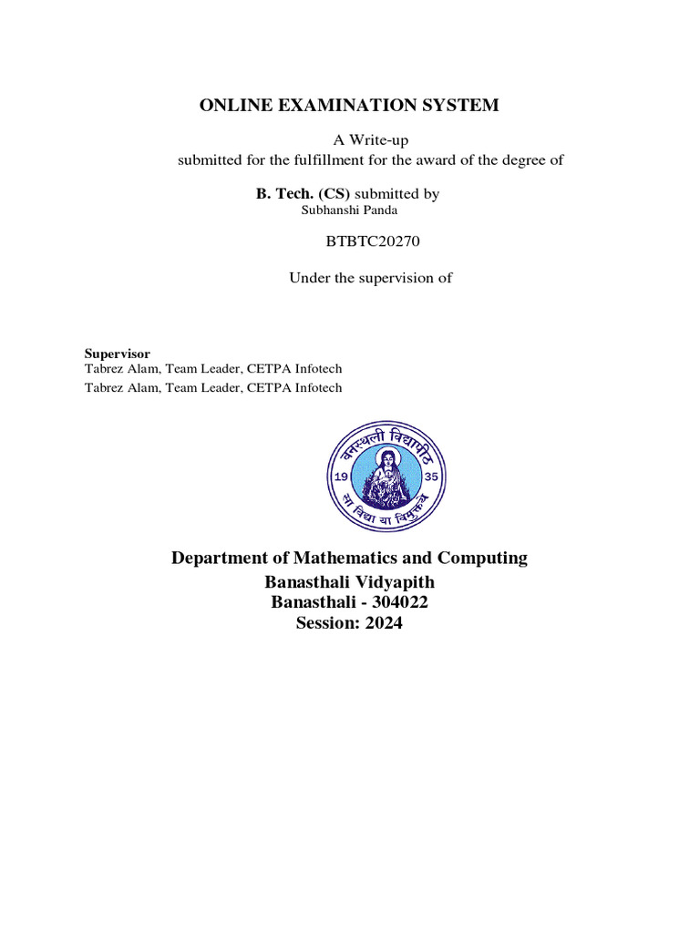 Online Examination System Development | PDF | Digital Marketing | Usability