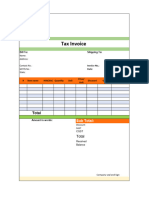 Bhojnalaya Bill Format 03