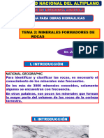 Minerales Formadores de Rocas.