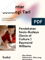 Pengantar SOSIOLOGI - Pendekatan Raymond Wiliam