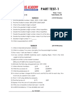 Maths Class 6 Part Test-1