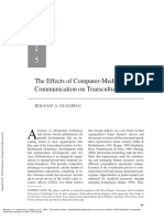 Transcultural Realities Interdisciplinary Perspect... - (5 - The Effects of Computer-Mediated Communication On Transculturalism)