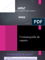 HPLC - Cromatografía de Líquidos de Alta Resolución - TIPOS