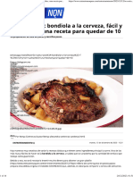 Recetas - Bondiola A La Cerveza