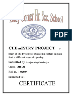 CHEmISTRY PROJECT Name - 2