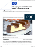 Recetas - Barritas Kinder