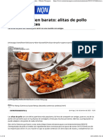 Recetas - Alitas de Pollo Supercrocantes