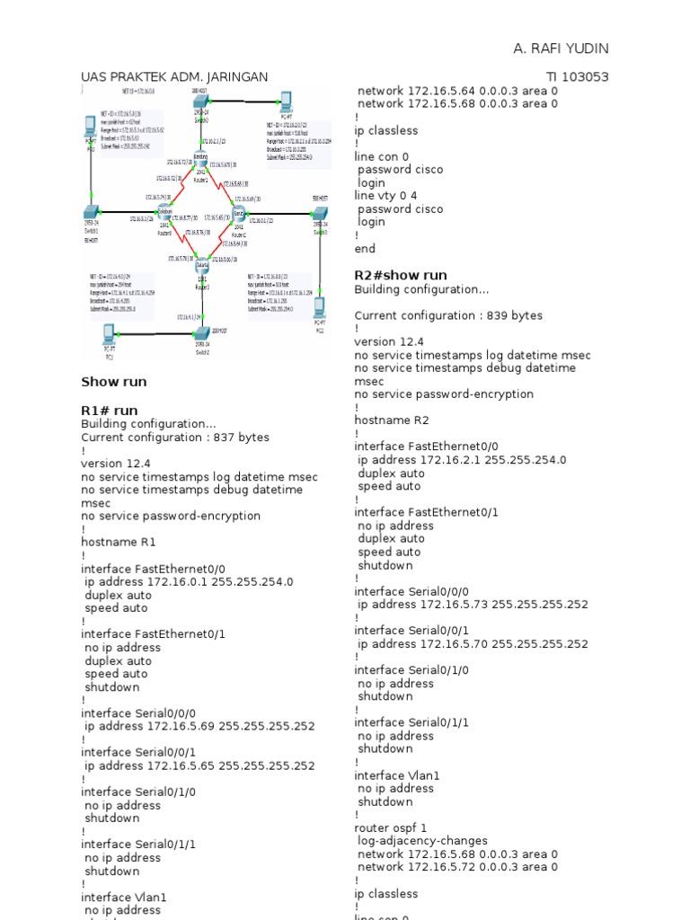 Network Configuration Guide | PDF | Ip Address | Routing