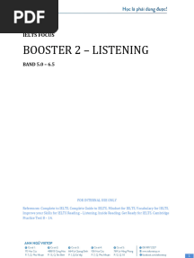 Booster 2 - Listening Coursebook (11.11)