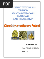 Chemistry Investigatory Project