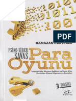 Ramazan Kurtoğlu para Oyunu Psiko-Siber Savaş Destek Yayınları