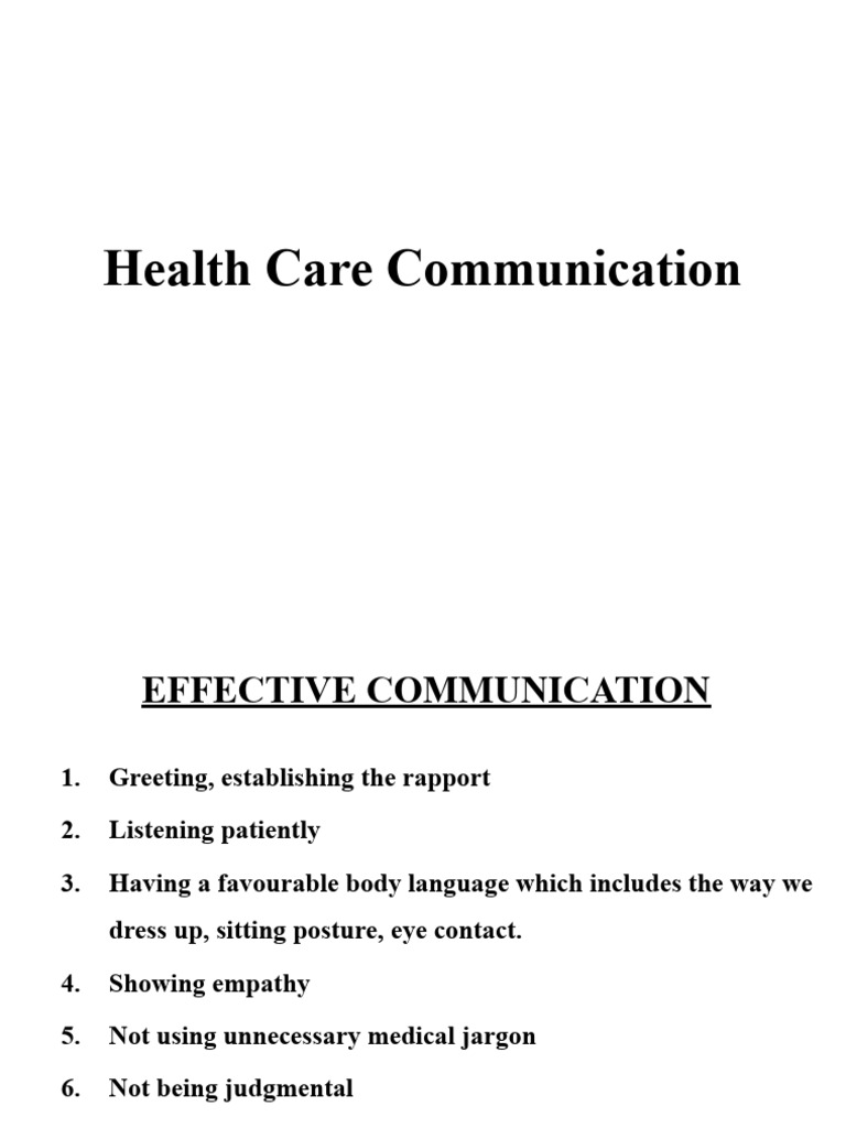 Importance of Communication in Nursing | PDF | Communication | Nursing
