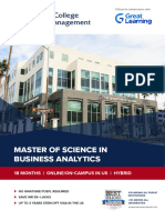 Masters in Business Analytics Hybrid