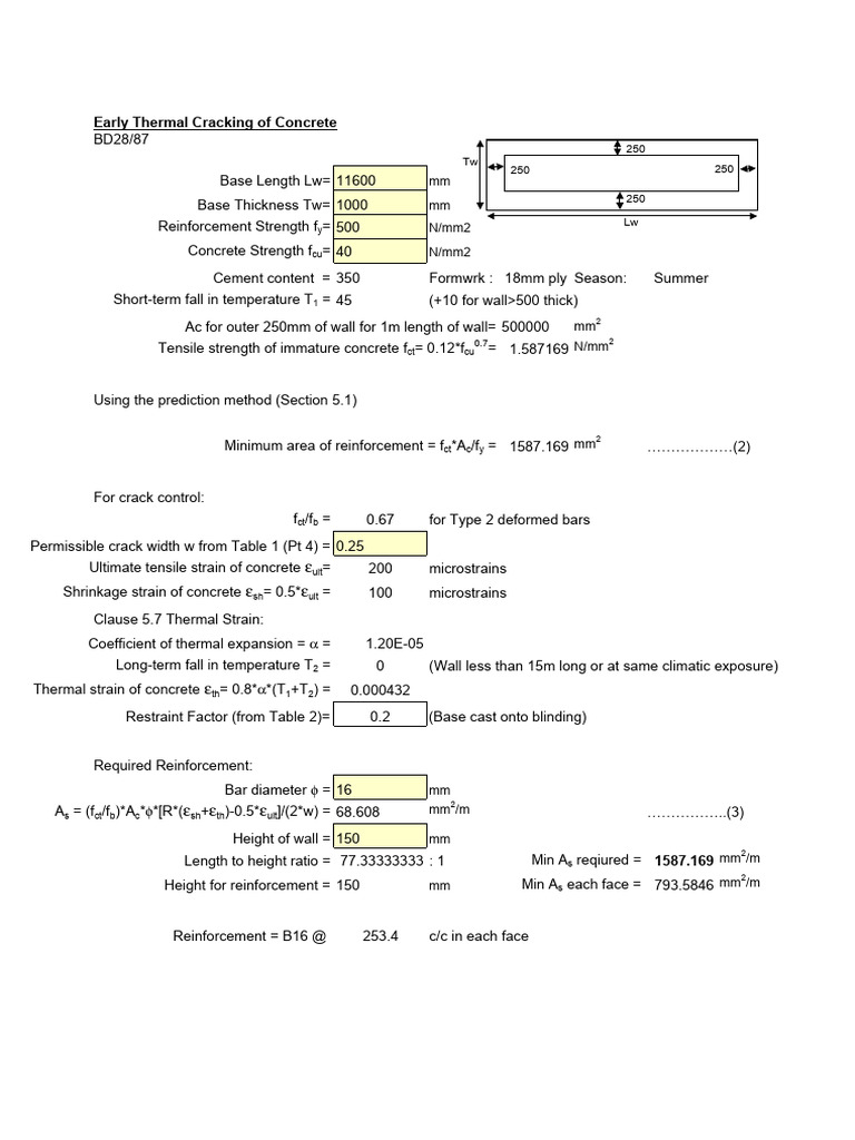 Early Thermal Cracking in Concrete | PDF | Concrete | Fracture