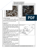 Analisis Petrografi Batupasir Karbonatan