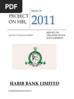 HBL Management Project Report