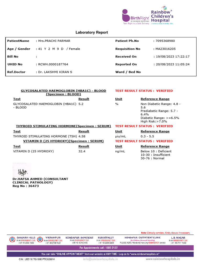 Lab Result Report Portal | PDF