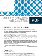 Unit II Fundamental Rights, DPSP and Federalism in India IPS DR Ravi Saxena August 13, 2023