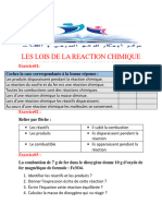 Les Lois de La Reaction Chimique Par Mohamed Azzouz