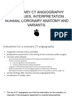 CT Coronary Angio PPT Leslie