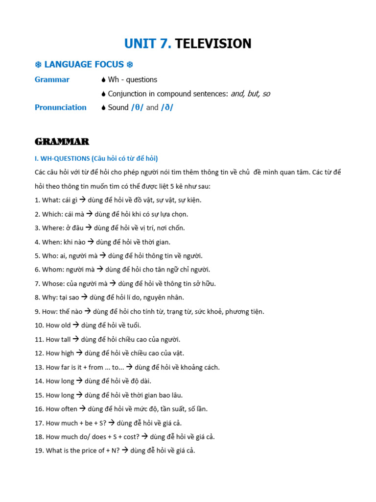 Unit 7. Television | PDF