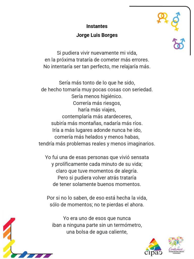 Poema Instantes | PDF