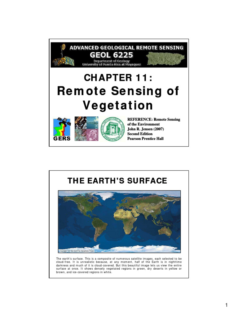 Jennes Remote - Sensing - of - The - Environment - An - Ear | PDF ...