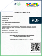 Desenvolvimento Pessoal e Interpessoal-Comprovante de Inscrição 629460