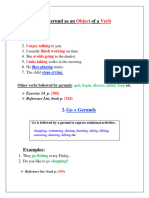 Gerunds As An Object of A Verb PDF