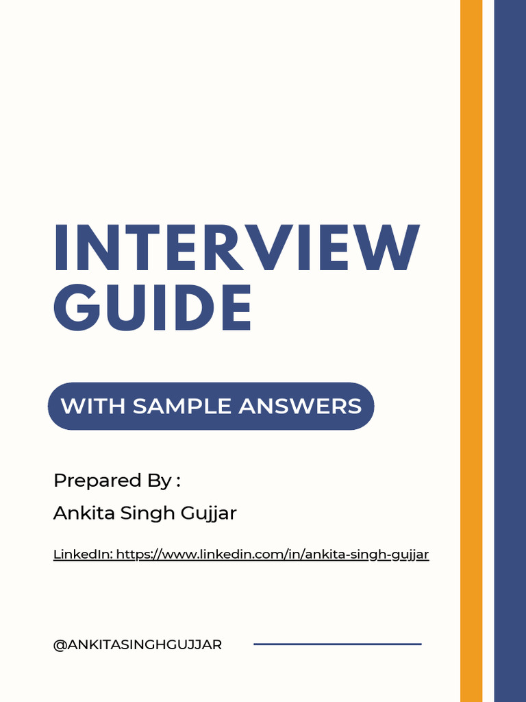 Interview Preparation Guide | Download Free PDF | Goal | Experience