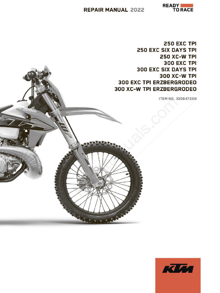 KTM 250-300 Exc Tpi 2022 | PDF