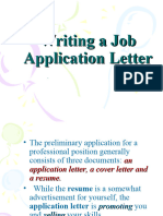 Job Application Letter