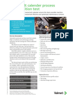 Metal Belt Calender Process and Condition Test