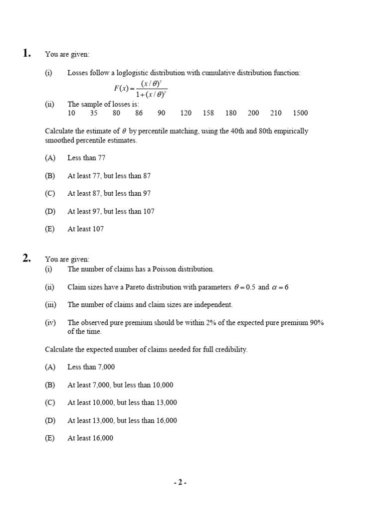 SOA Exam C | PDF | Teaching Methods & Materials | Technology & Engineering