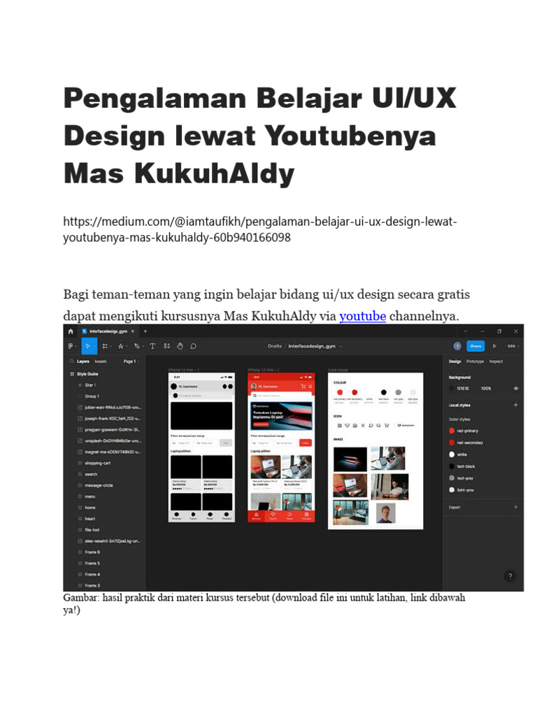 Pengalaman Belajar UI | PDF | Seni