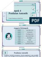 Kelompok 4 Evaluasi Pembelajaran SD - Penilaian Autentik