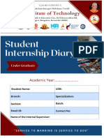 2nd SEM Final Student Internship Diary - 06!10!22