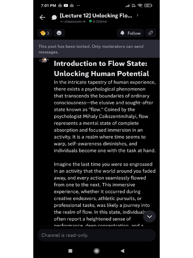 Unlock Human Flow State Unlocking Human Potential | PDF