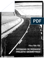 Livro Estradas de Rodagem Projeto Geométrico (Pontes Filho)